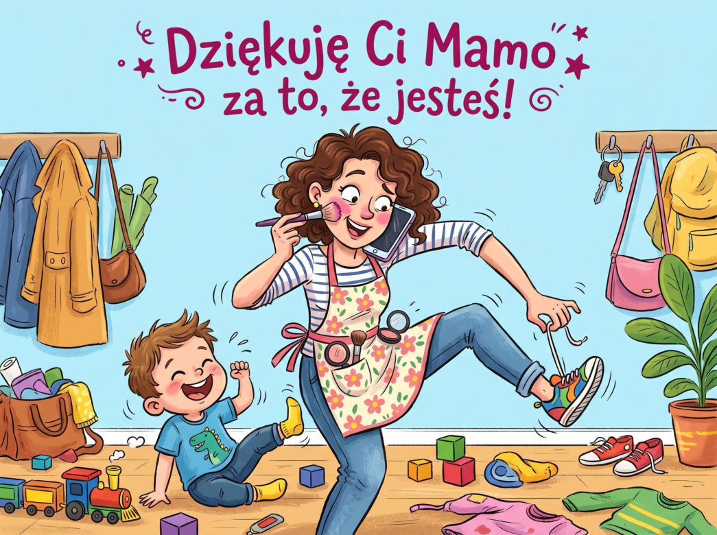 Śmieszna kartka na Dzień Matki