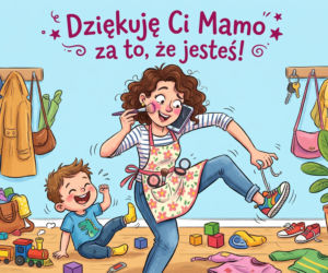 Śmieszna kartka na Dzień Matki