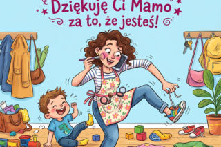 Śmieszna kartka na Dzień Matki
