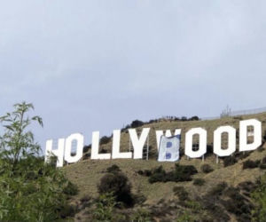 Modelka aresztowana! Zmieniła dwie literki w napisie Hollywood
