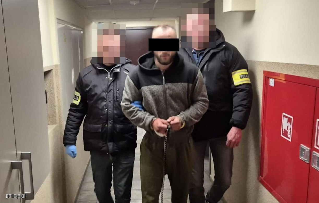 Łuków. 40-latek oszpecony, 16-latek ugodzony nożem. Policjanci zatrzymali poszukiwanego 28-latka [ZDJĘCIA