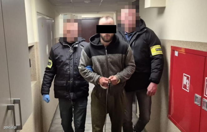 Łuków. 40-latek oszpecony, 16-latek ugodzony nożem. Policjanci zatrzymali poszukiwanego 28-latka [ZDJĘCIA