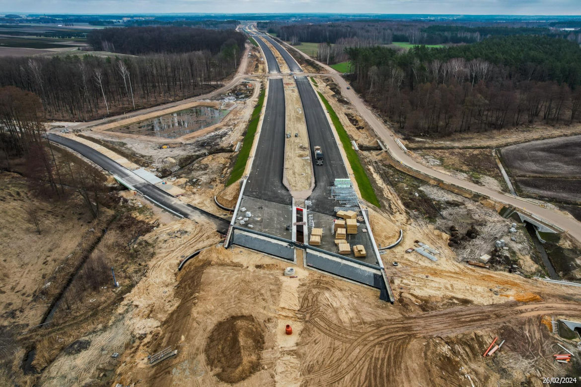 Budowa autostrady A2 Kałuszyn - Groszki