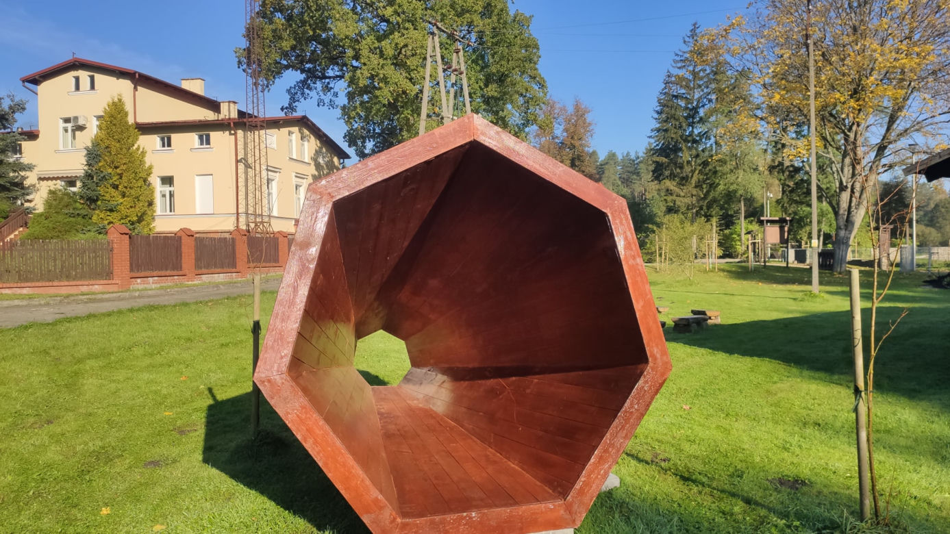 Wielki megafon w Nadleśnictwie Dwukoły. Nowa atrakcja turystyczna na Mazurach [ZDJĘCIA]