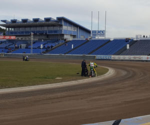 Byki wyjeżdżają na tor