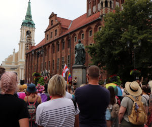 Demonstracja Nie damy się zastraszyć w Toruniu