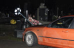Uciekał przed policją i wjechał na cmentarz