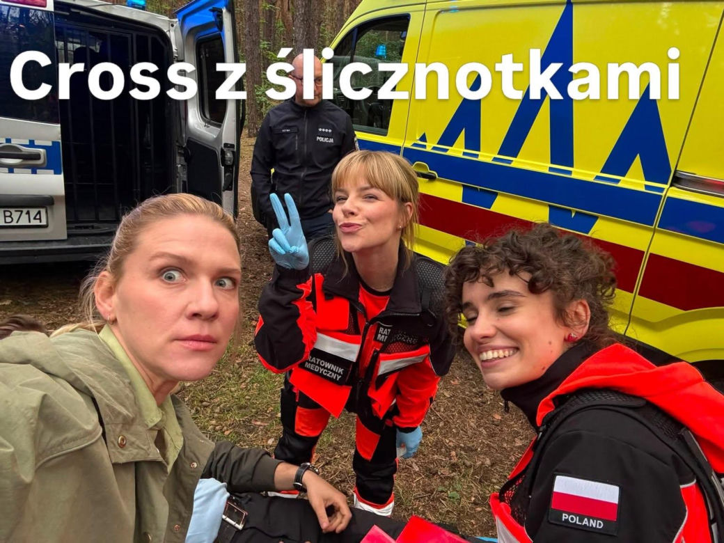 Na dobre i na złe nowy sezon. Policjantka (Magdalena Wróbel), Basia (Anna Wysocka-Jaworska), Róża (Adrianna Jagiełło)