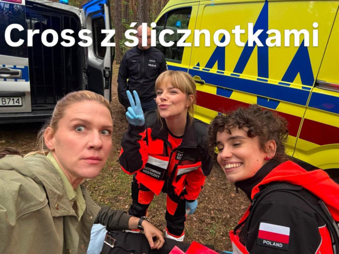Na dobre i na złe nowy sezon. Policjantka (Magdalena Wróbel), Basia (Anna Wysocka-Jaworska), Róża (Adrianna Jagiełło)