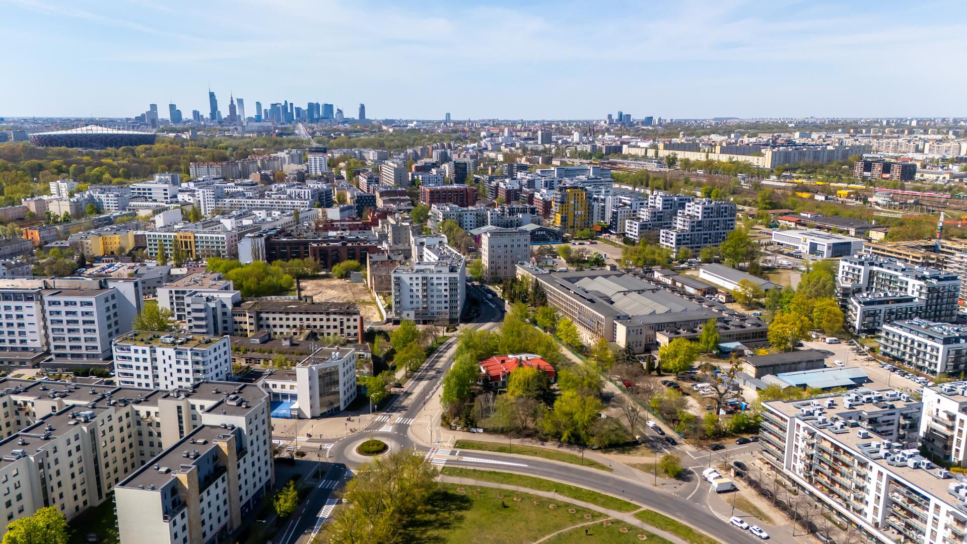 Nowe osiedla na Kamionku w Warszawie