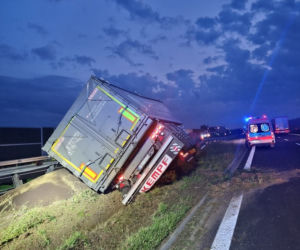 Seria wypadków z udziałem TIR-ów na A4 koło Tarnowa