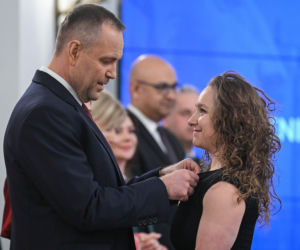 Prezydent w Dzień Kobiet wręczył odznaczenia zasłużonym kobietom