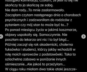 Iga Krefft na Instagramie o chorobie, załamaniu psychicznym i terapii - slajd 4