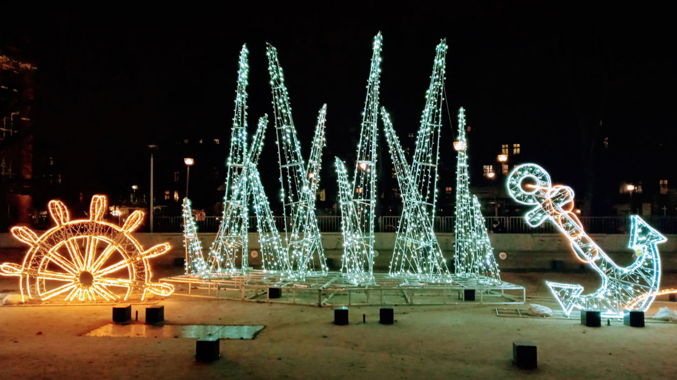 Iluminacje świąteczne w Szczecinie