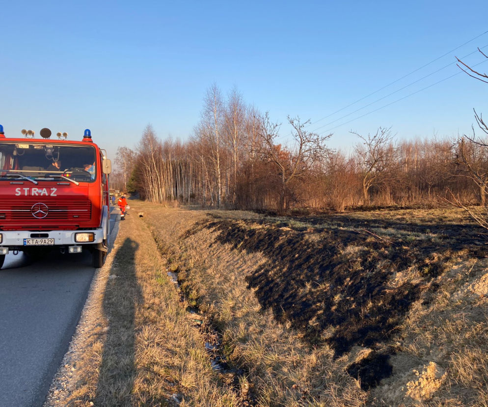 Pożary nieużytków rolnych
