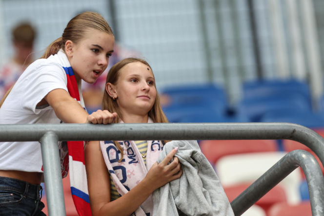 Górnik Zabrze - AS Monaco: Zdjęcia kibiców i zawodników z meczu eliminacji Ligi Konferencji