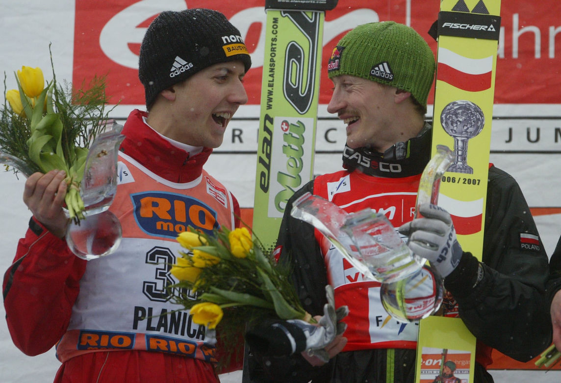 Adam Małysz i Simon Ammann
