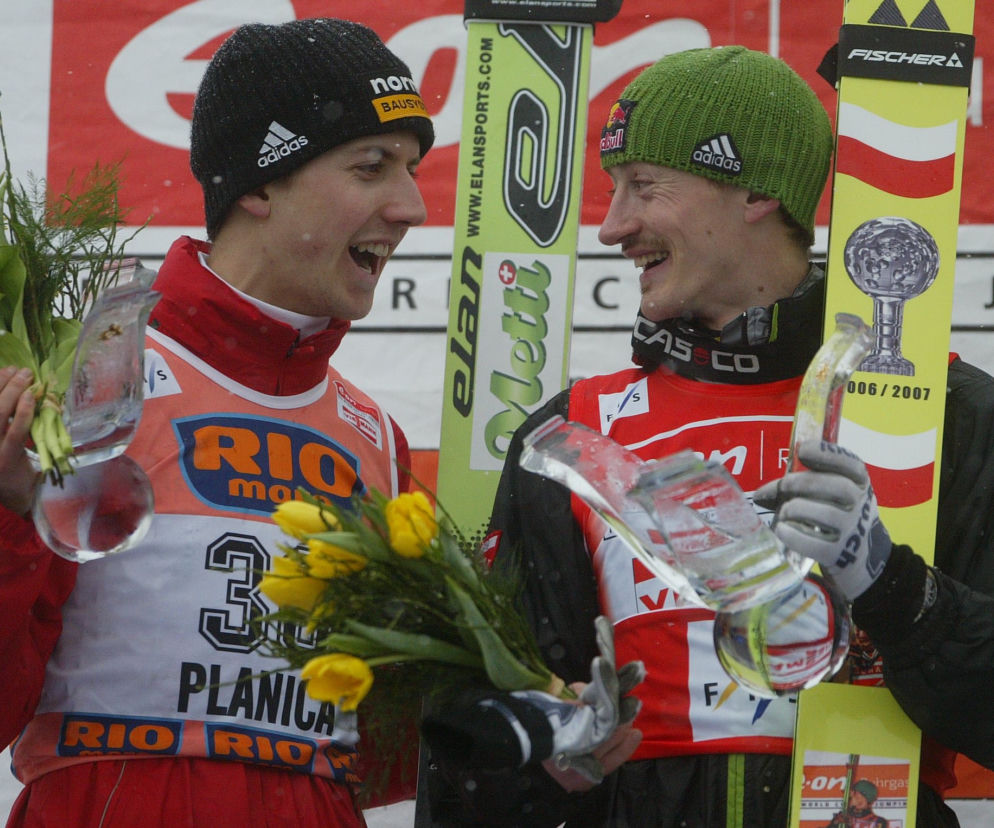 Simon Ammann i Adam Małysz