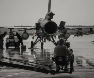 F16 w bazie w Łasku