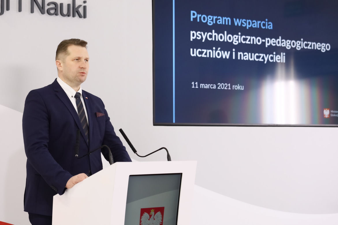 Przemysław Czarnek w marcu