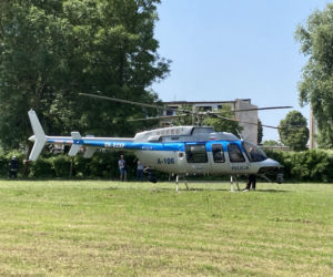 Śmigłowiec, mnóstwo policyjnego sprzętu, a także pokazy na wodzie! Impreza plenerowa dla dzieci w Niepruszewie