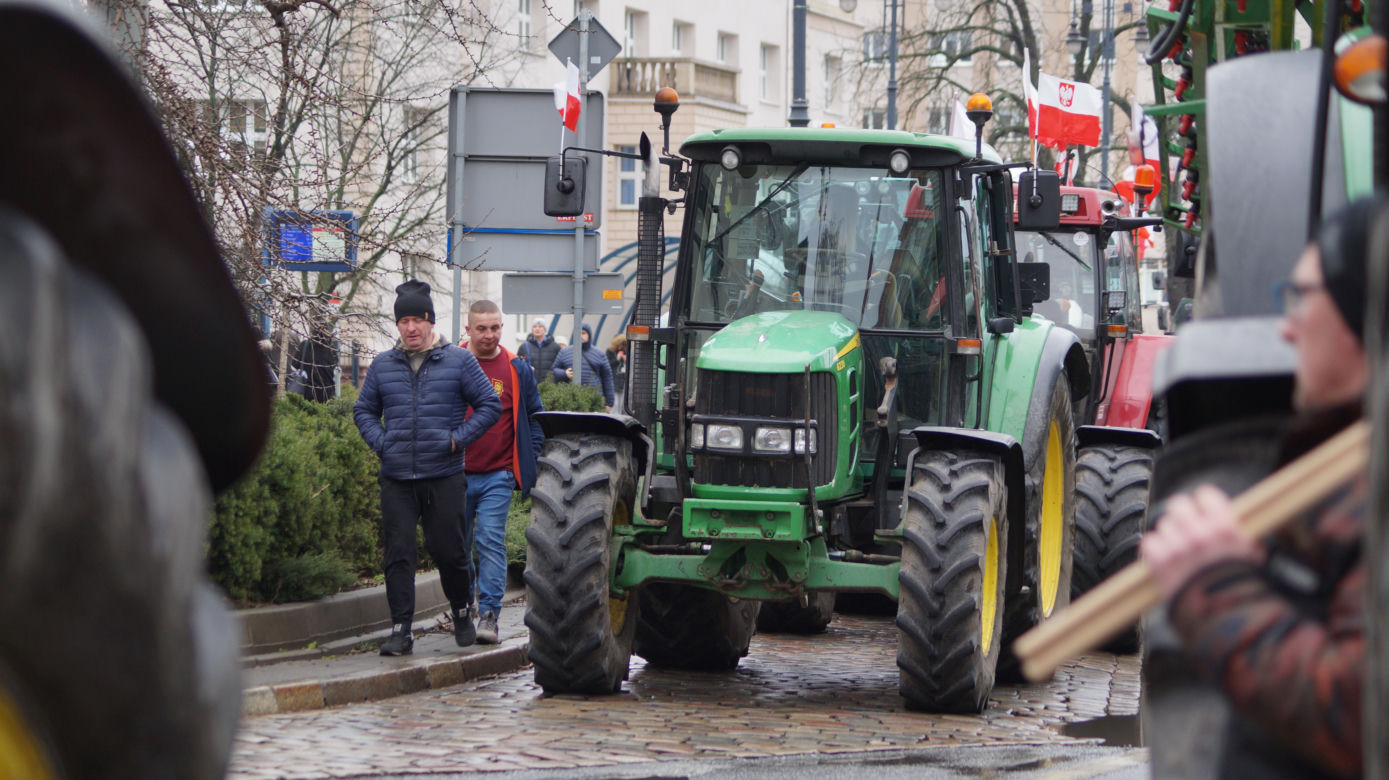 Strajk rolników w Bydgoszczy [ZDJĘIA]