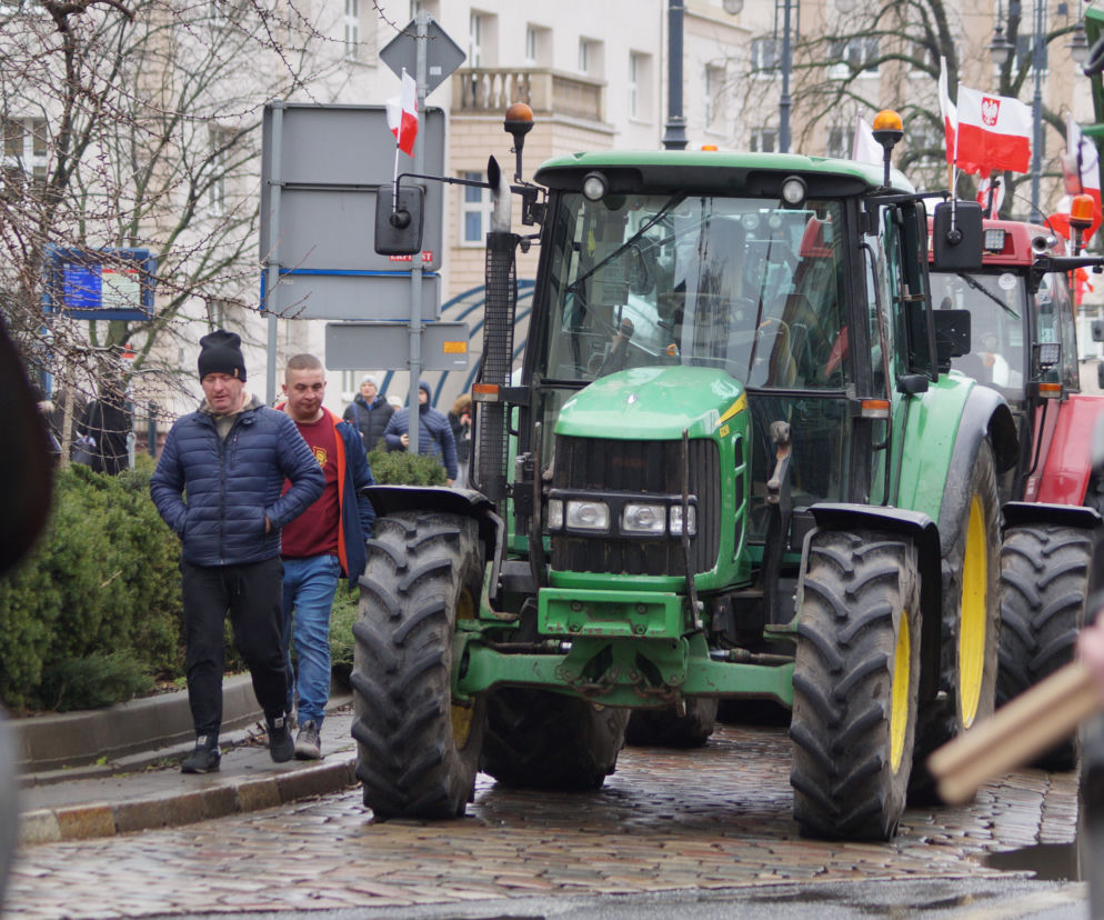 Strajk rolników w Bydgoszczy [ZDJĘIA]