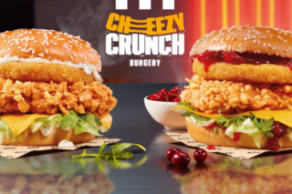 KFC rozgrzewa tej zimy. Poznaj Cheese Crunch Burgers