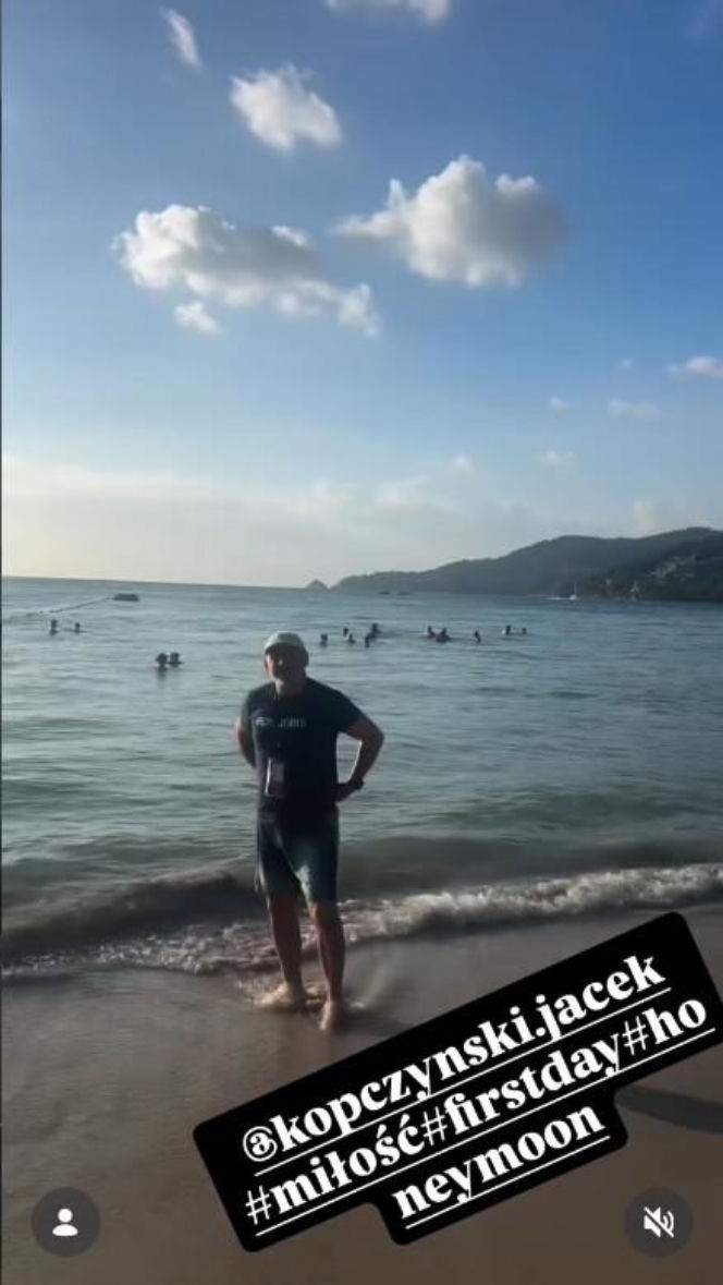 Rajski miesiąc miodowy, a ona bez uśmiechu. Co dzieje się z żoną Jacka Kopczyńskiego?