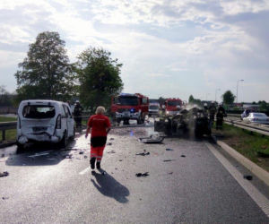 Karambol pod Białymstokiem