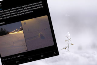 Tajemnicze śnieżne rolki pojawiły się w woj. lubelskim