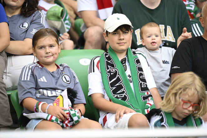 Legia Warszawa - Zagłębie Lubin: Zdjęcia kibiców