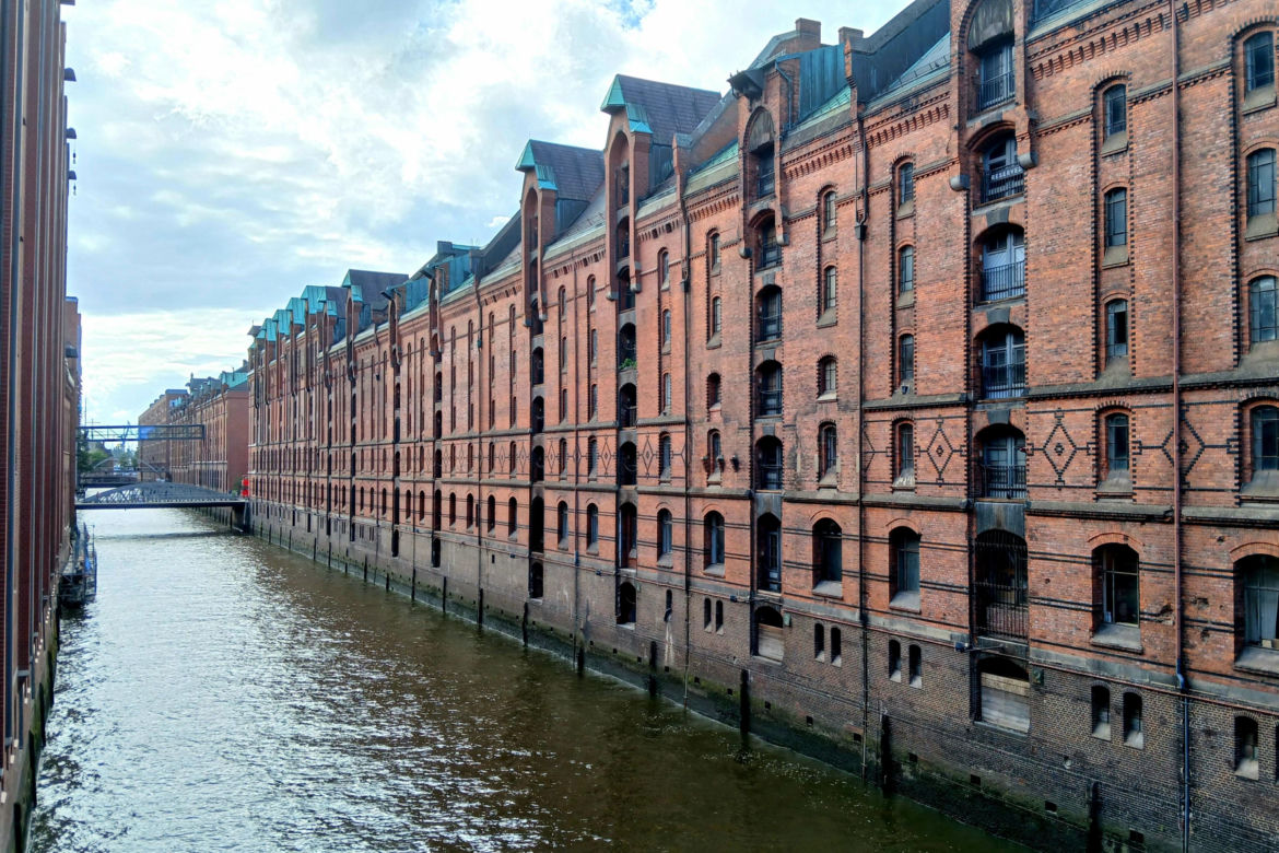 HafenCity i Speicherstadt w Hamburgu