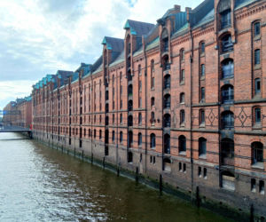 HafenCity i Speicherstadt w Hamburgu