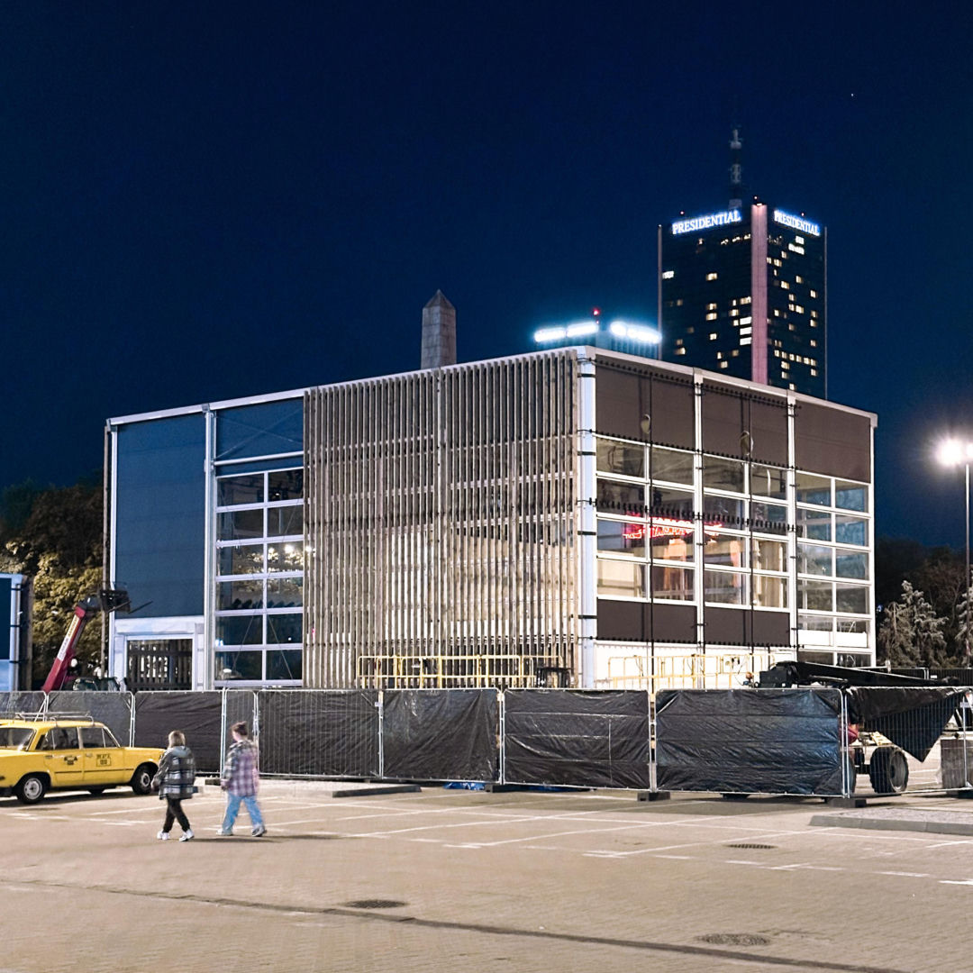 Mercedes-Benz Studio Warszawa w budowie