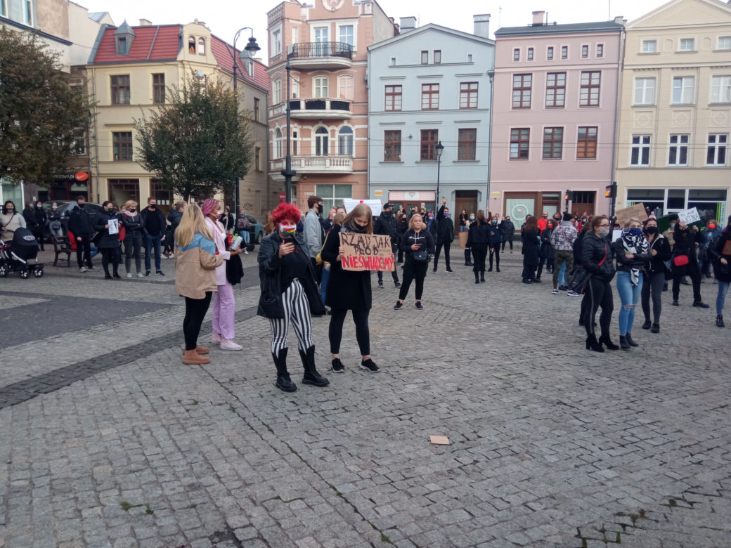 Protest w Grudziądzu