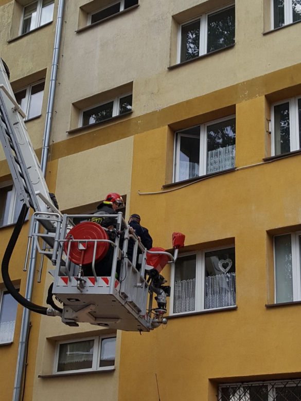 Dziecko stało na parapecie