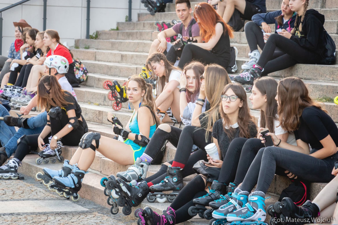 4. Nightskating Białystok. Przejazd filmowy