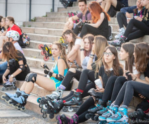 4. Nightskating Białystok. Przejazd filmowy