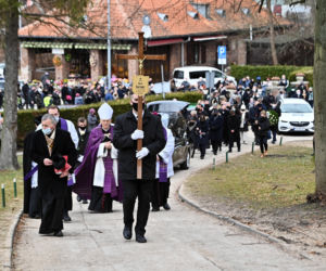 Pogrzeb Piotra Świąca w Gdańsku, 13.03.2021 r.