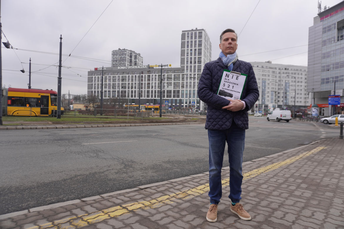 Autor petycji, pod którą podpisało się kilkuset mieszkańców Wawra - Mateusz Adamski