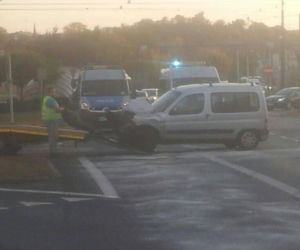 Kolejny wypadek na rondzie Jagiellonów w Bydgoszczy! [ZDJĘCIA]