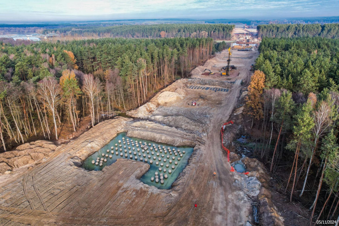 Nowy most na  Bugu w ciągu S19