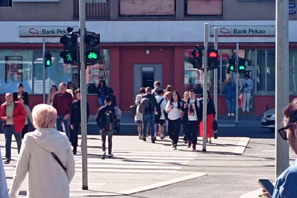 Gehenna pieszych w centrum Szczecina