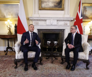 Karol Nawrocki, Keir Starmer