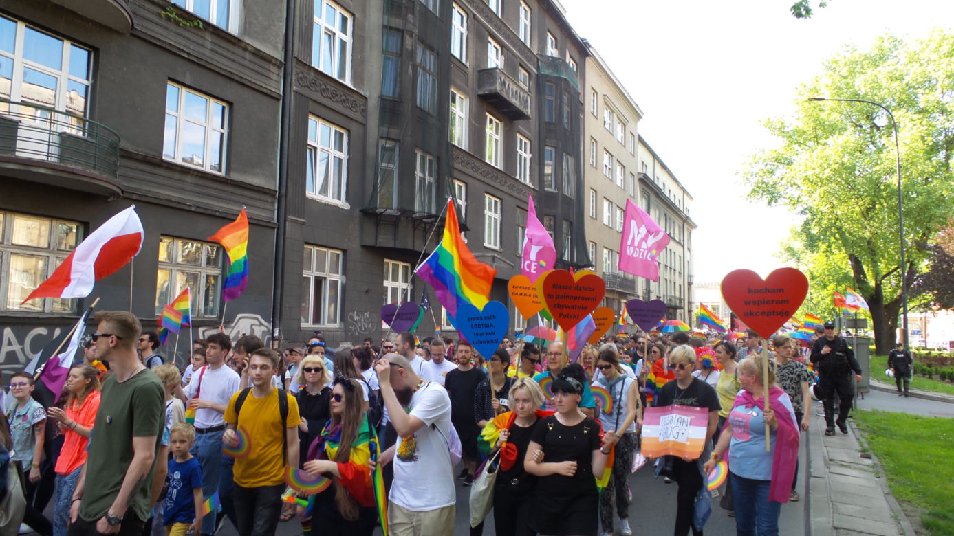 Wielki Marsz Równości przeszedł 18.05.2019 przez Kraków