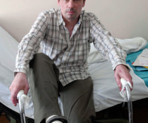Poparzony Krzysztof Ziemiec