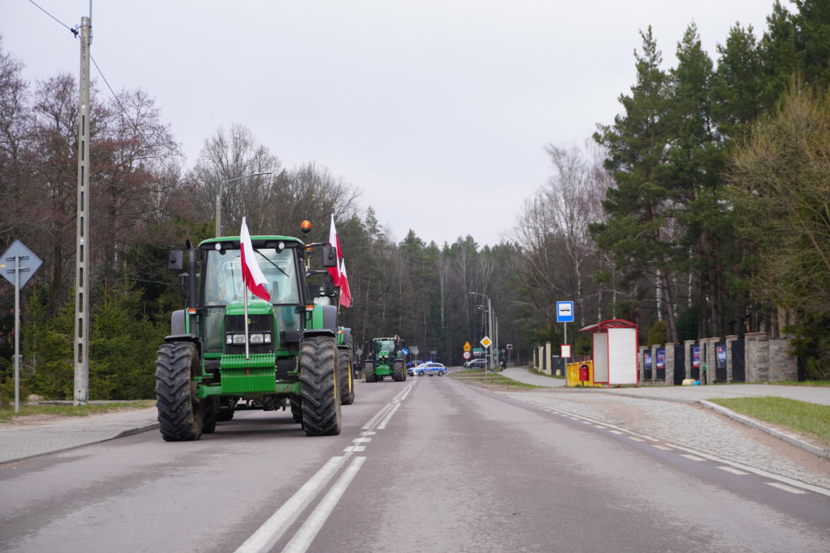 Protest rolników wokół Białegostoku - 20 marca 2024