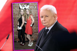 Piękne bliźniaczki zaśpiewały 100 lat Kaczyńskiemu. Później rozebrały się dla panów