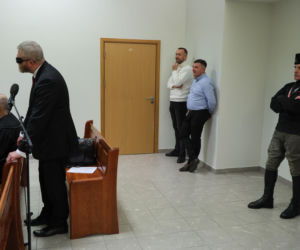 Grzegorz Braun po rozprawie